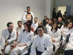 Professor Cláudio Tinoco e alunos de pós-graduação - 2017