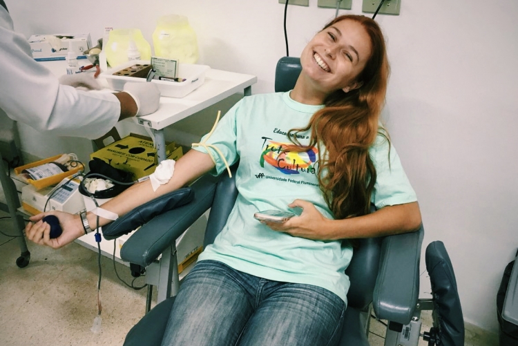 Trote Cultural promove doação de sangue no Huap
