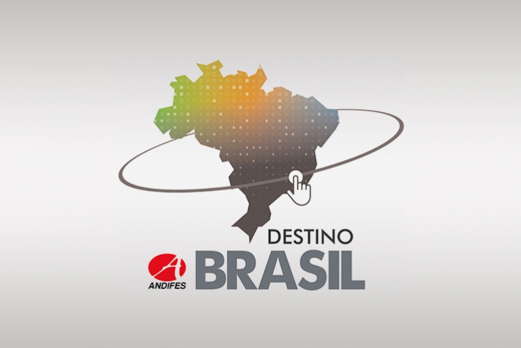 Logo do programa Destino Brasil