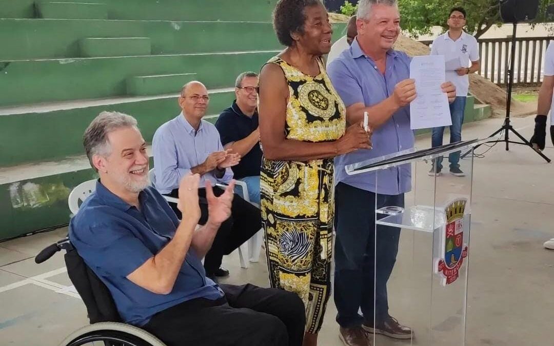 Mais esportes para Niterói: UFF e prefeitura assinam ordem de início das obras da pista de atletismo no Gragoatá