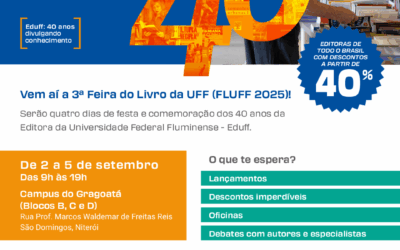 Feira literária em Niterói celebra os 40 anos de editora da UFF
