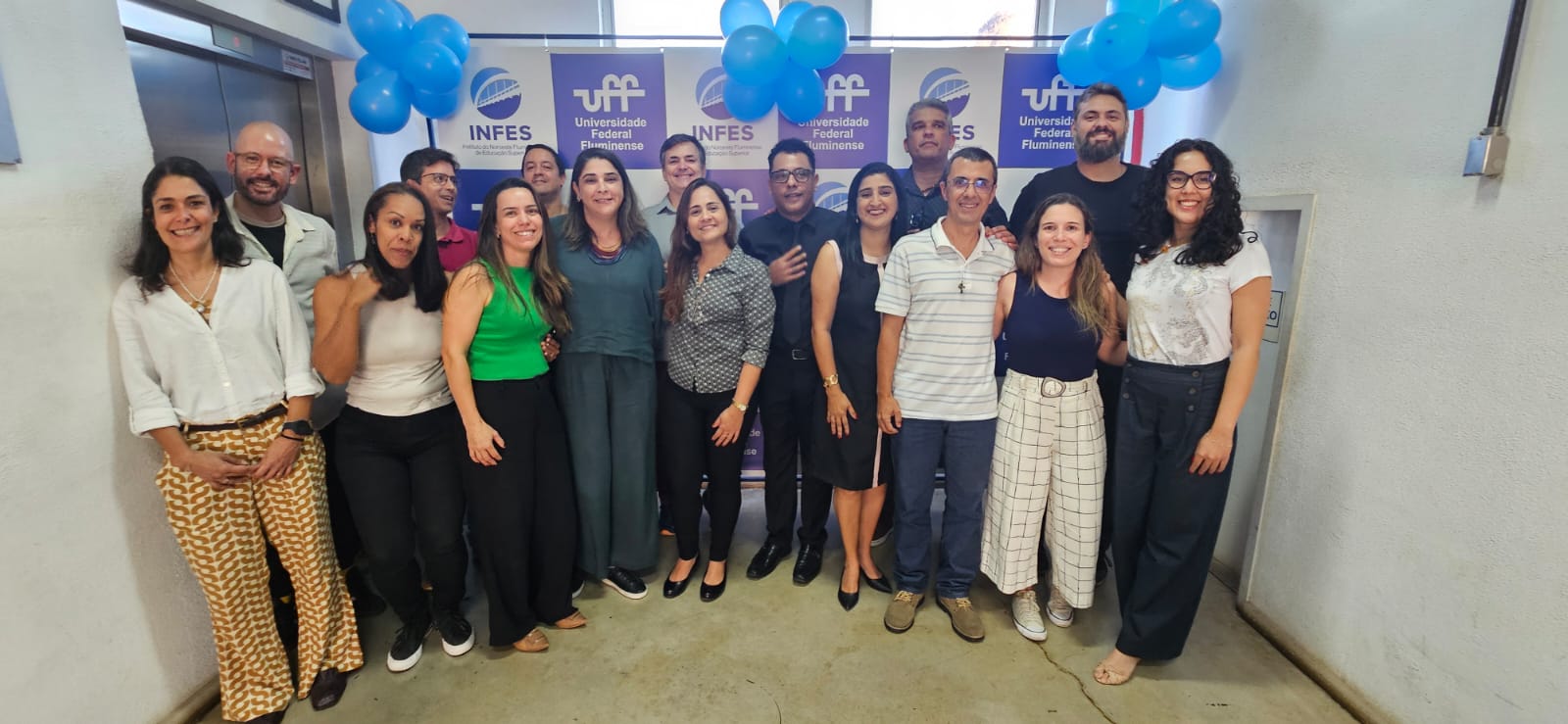 Equipe do Infes reunida no evento