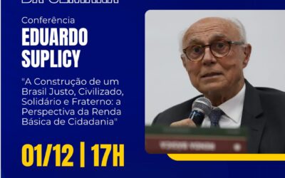 Eduardo Suplicy palestra na UFF sobre renda básica