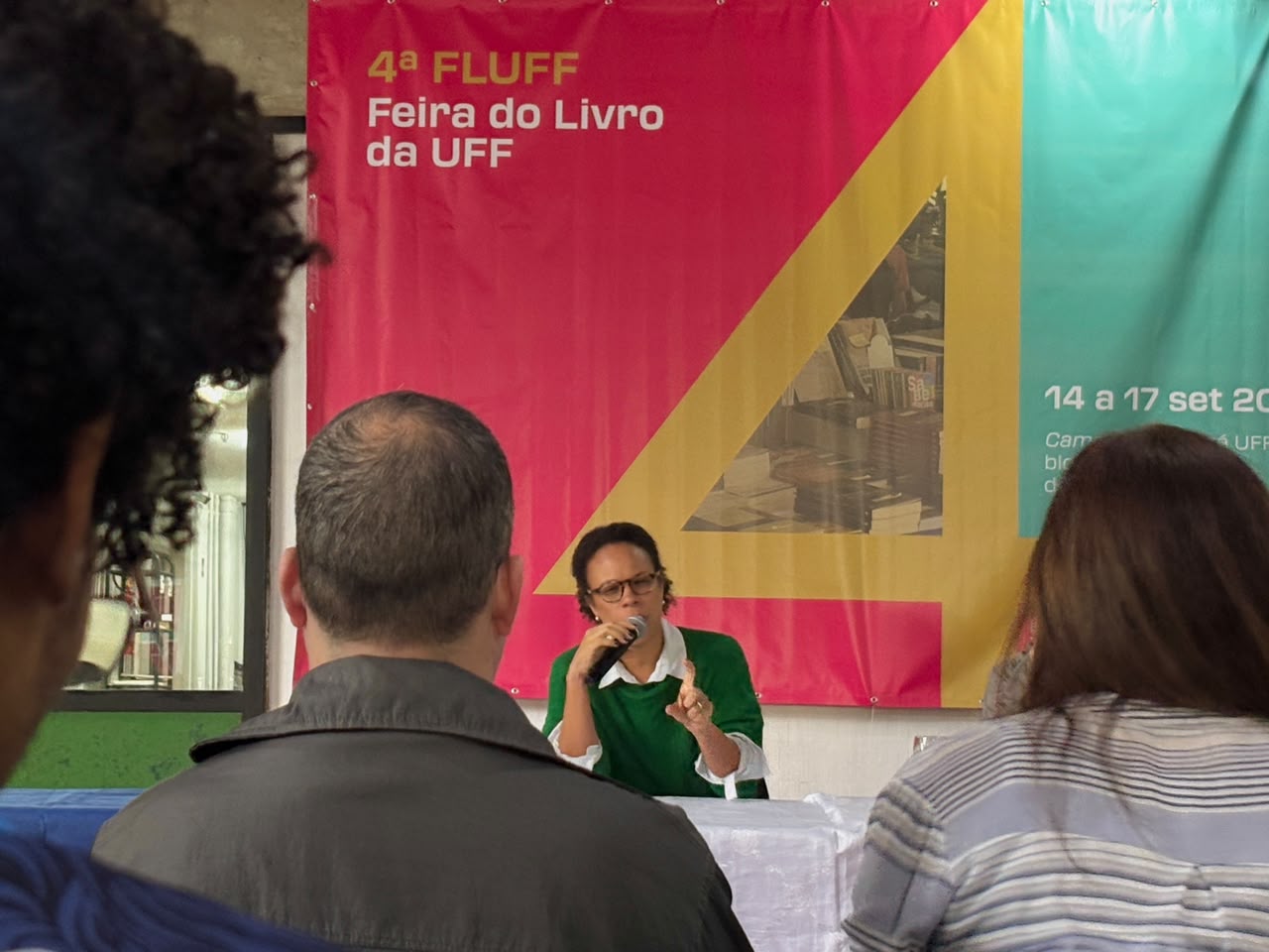 4ª edição da Feira do Livro da UFF contou com rodas de conversa e palestras - Foto: Sofia Tarré (SCS).